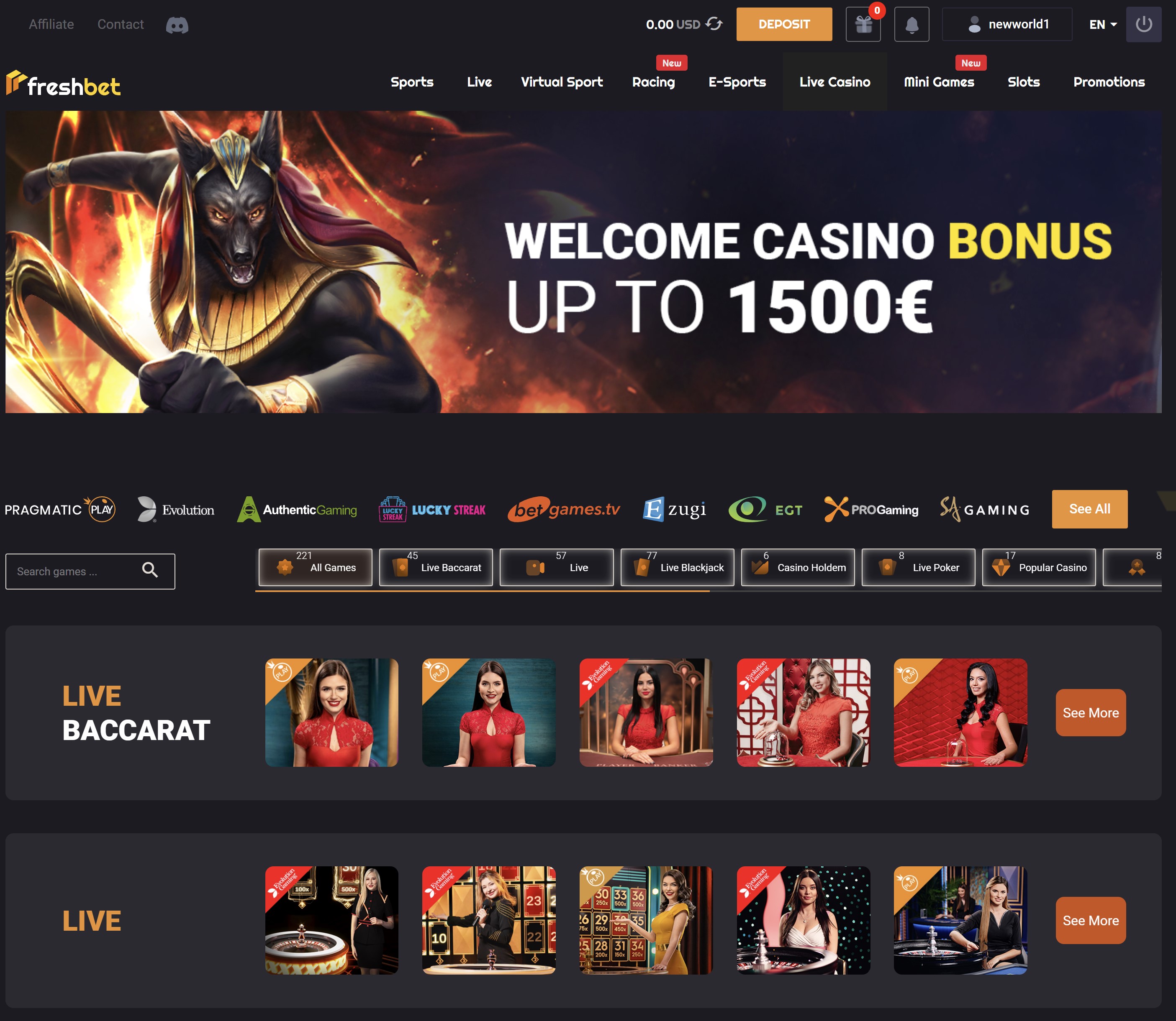 Freshbet-Casino