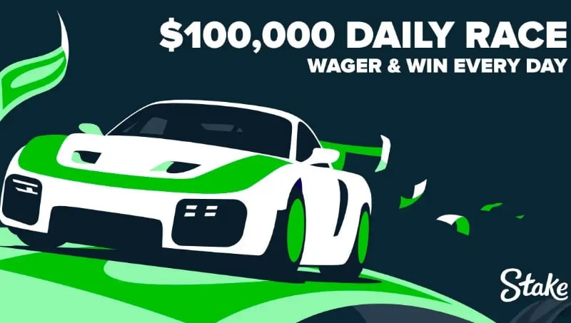 stake.com £100,000 Daily Race