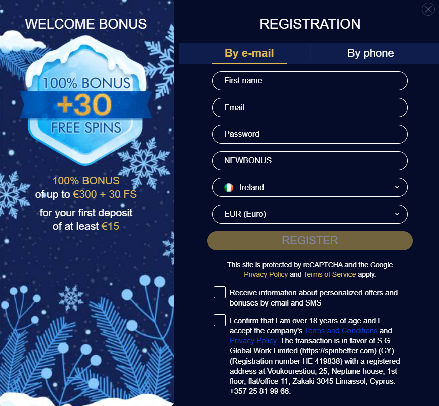 Spinbetter-Promo-Code