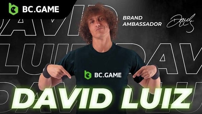 BC.Game David Luiz Brand Ambassador