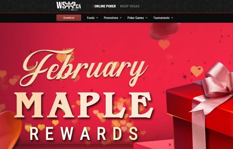 WSOP.ca February Promotions