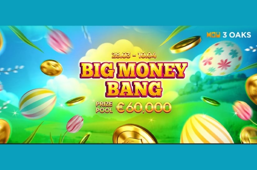 The €60K Big Money Bang Tournament From 3 Oaks Gaming