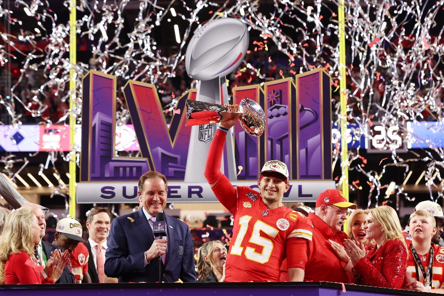 Patrick Mahomes of the Kansas City Chiefs (Getty Images)