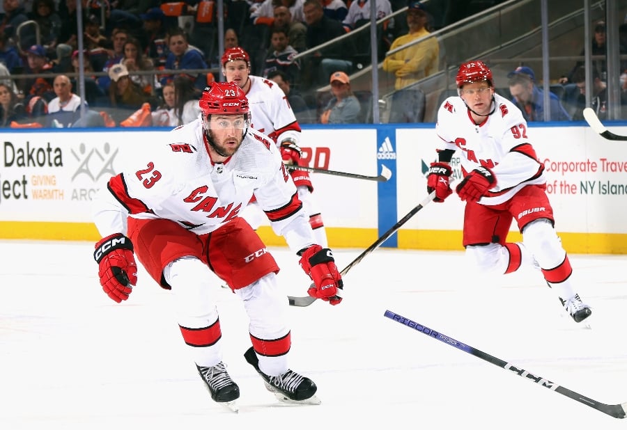 Stefan Noesen of the Carolina Hurricanes (Getty Images)