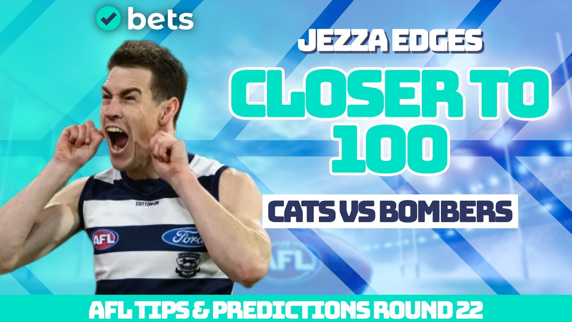 Geelong Cats vs Essendon Bombers AFL Round 22 Tips Jezza show to