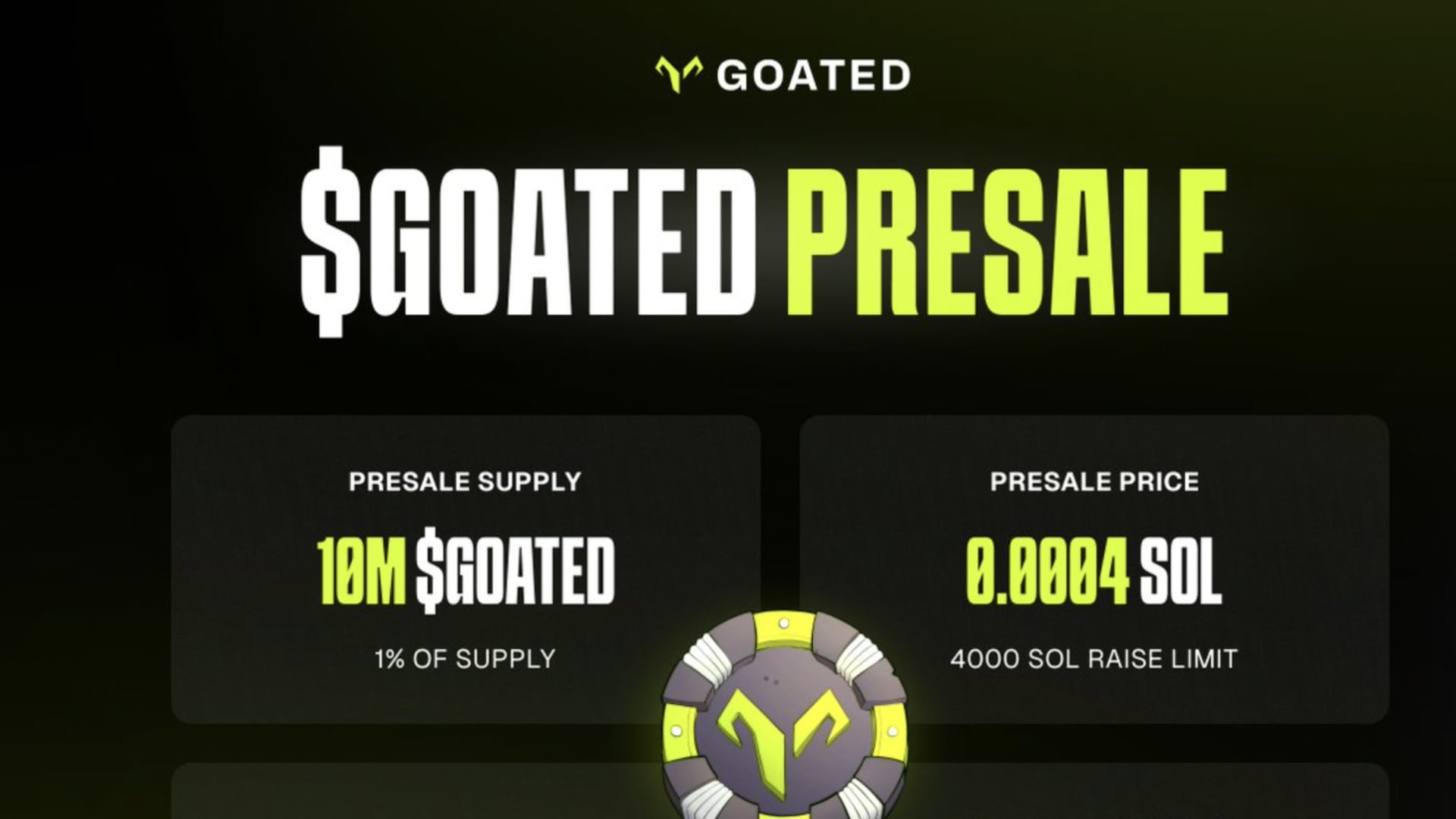 Goated.com to Launch $GOATED Casino Token on Solana – Presale Sept 25