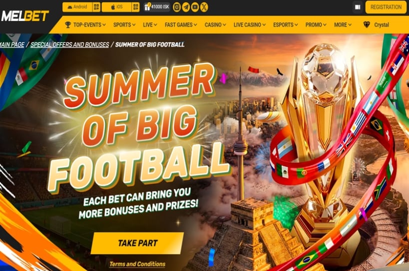 Melbet World Cup Betting